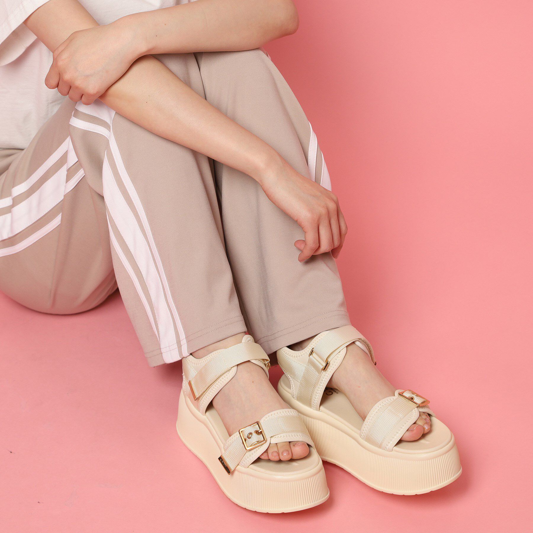 csT&P「厚底ベルトサンダル」|サンダル|