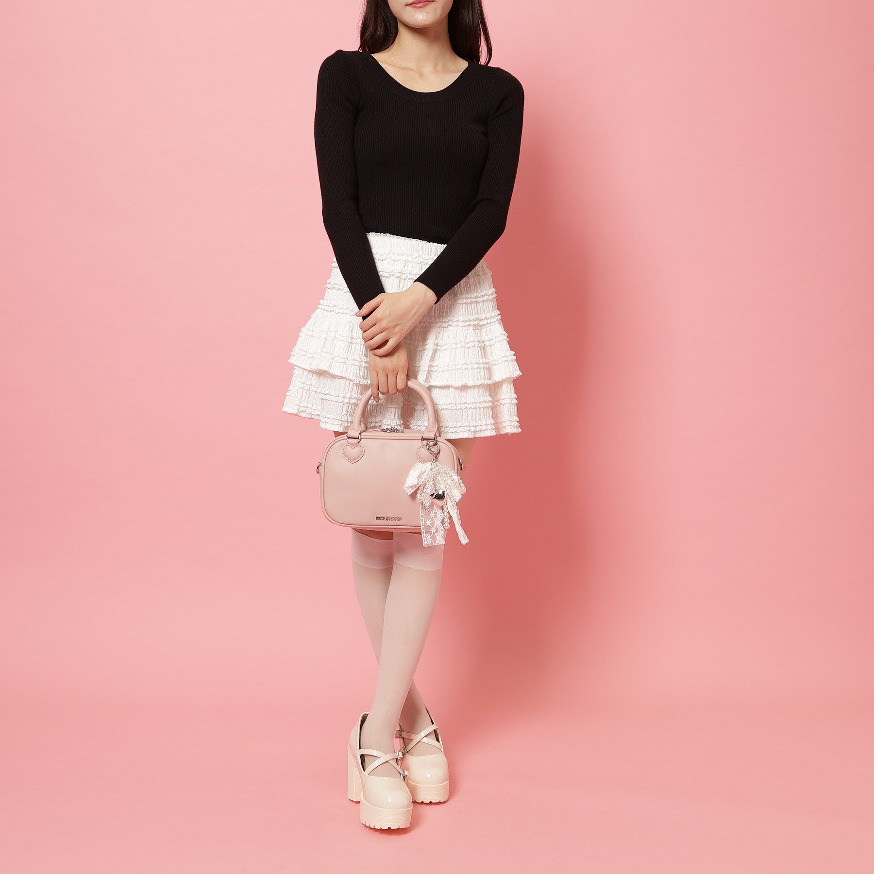 Ober Tashe「2WAYチャームボストンバッグ」|ボストンバッグ|