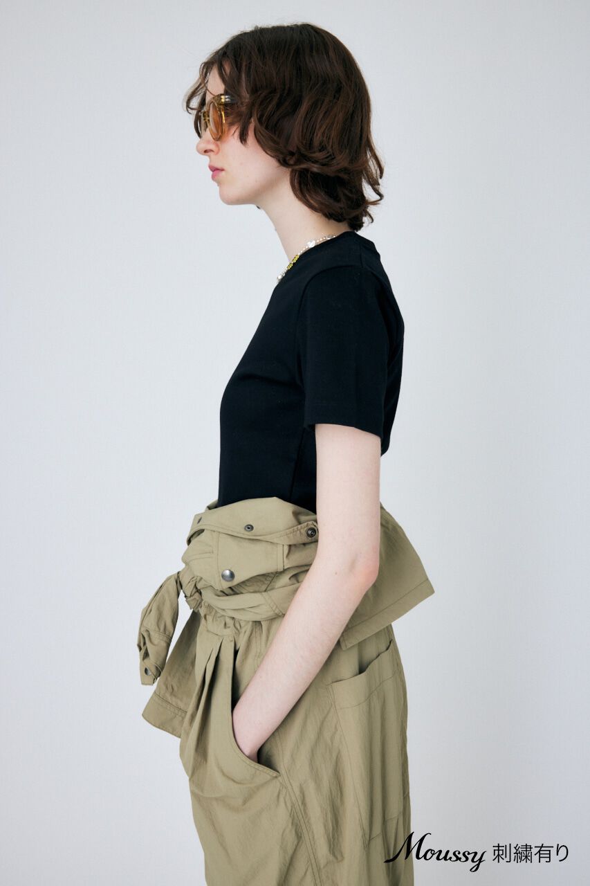 MOUSSY「SUVIN GIZA BASIC Tシャツ」|Tシャツ・カットソー|