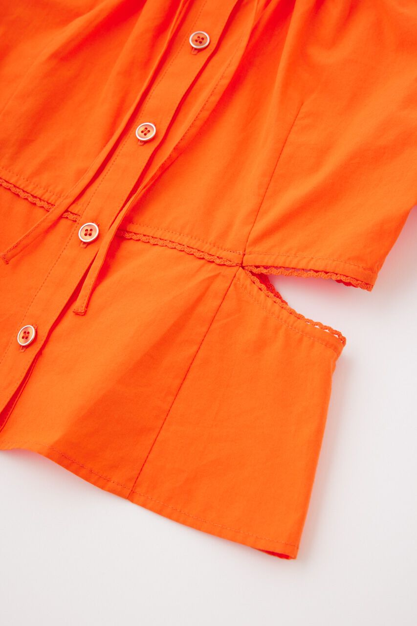 MOUSSY「SIDE SLIT EYELET ブラウス」|シャツ・ブラウス|