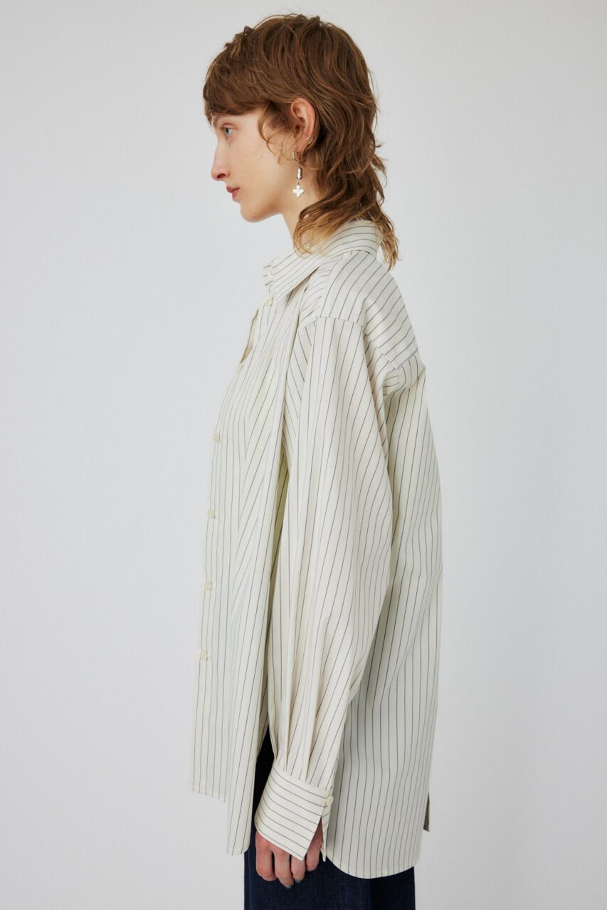 MOUSSY「COLOR BACK SLIT シャツ」|シャツ・ブラウス|