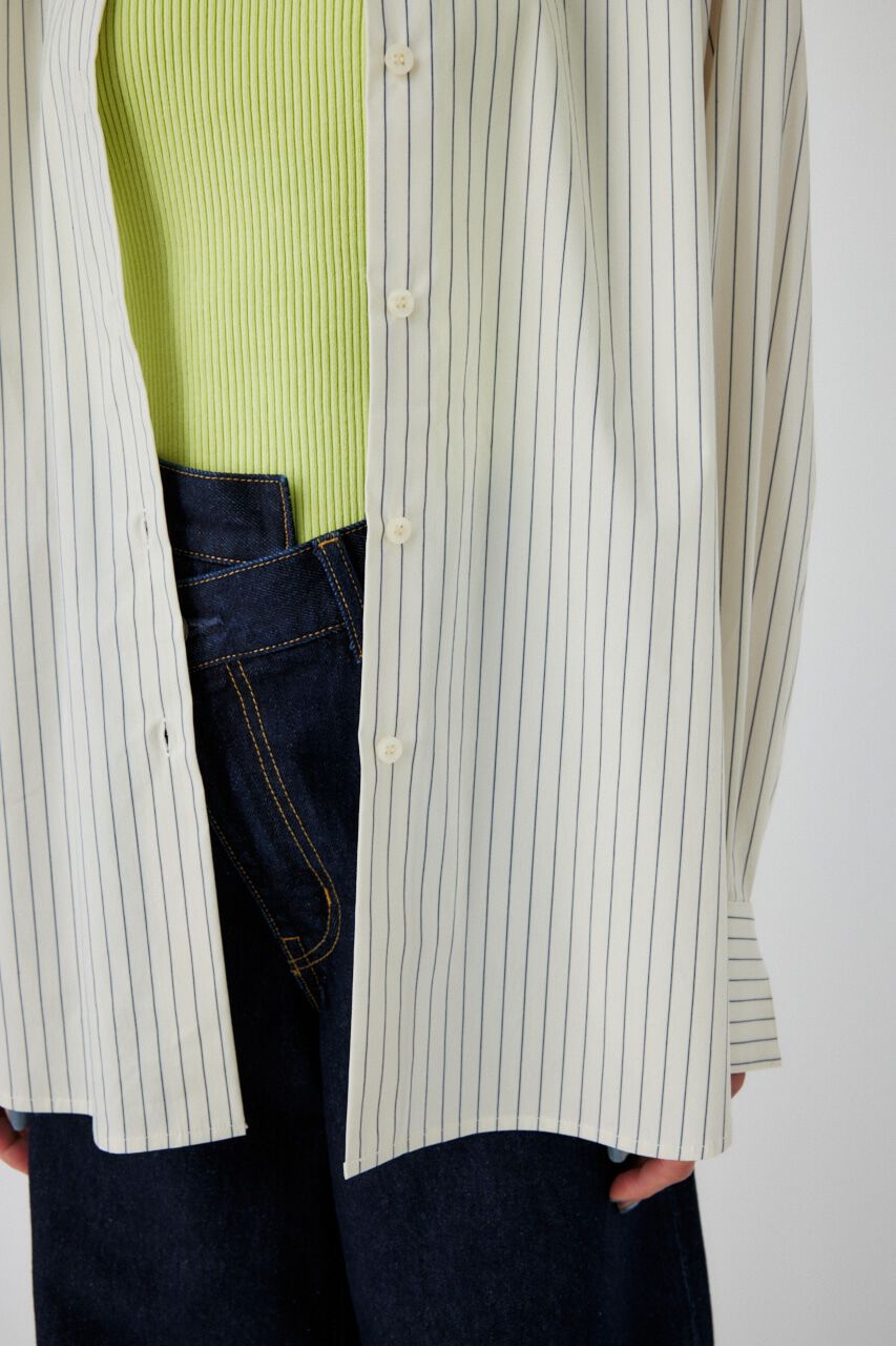 MOUSSY「COLOR BACK SLIT シャツ」|シャツ・ブラウス|