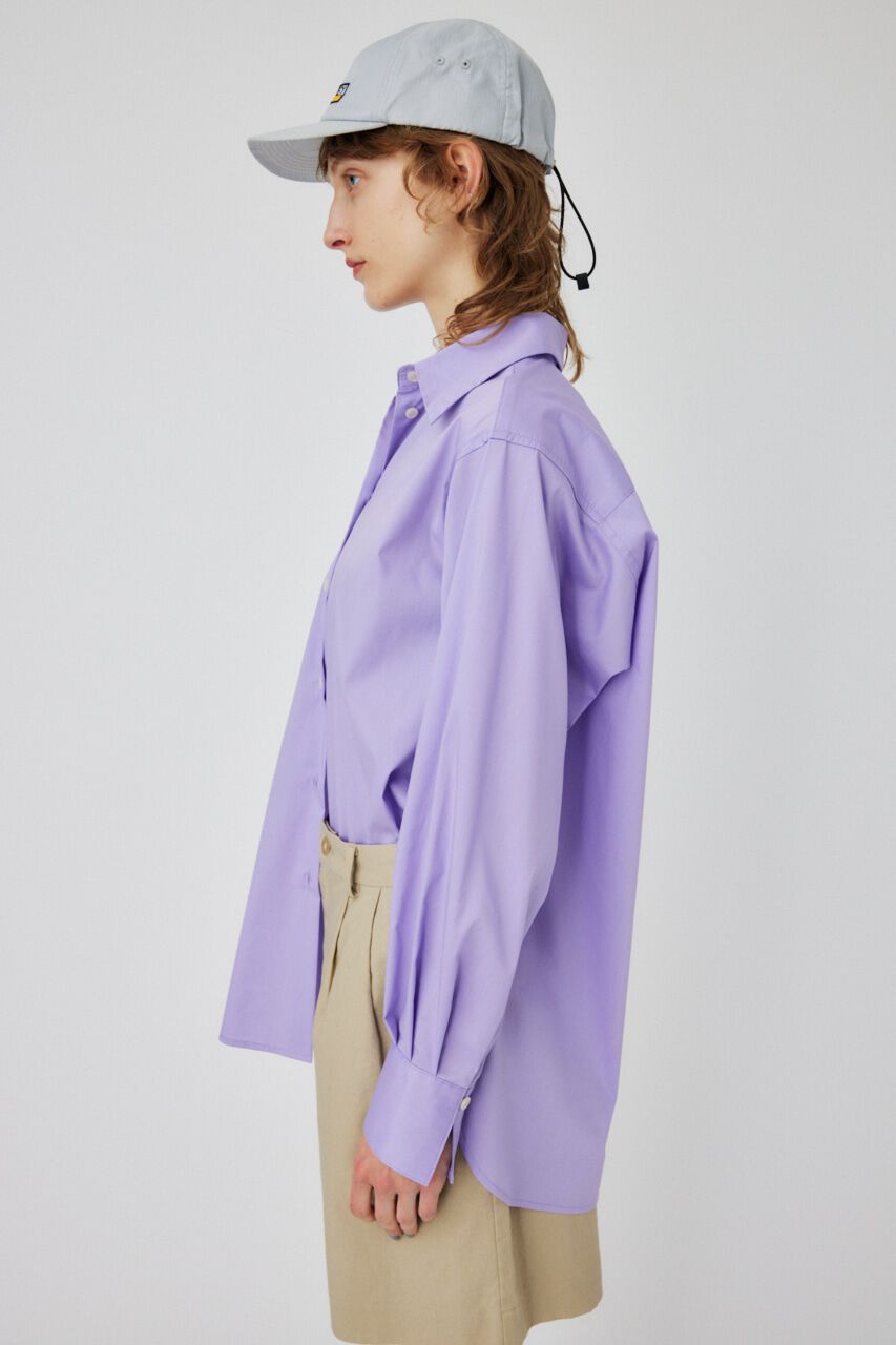 MOUSSY「COLOR BACK SLIT シャツ」|シャツ・ブラウス|