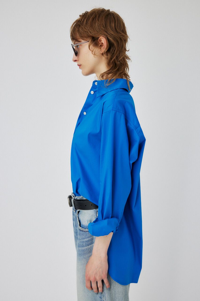 MOUSSY「COLOR BACK SLIT シャツ」|シャツ・ブラウス|