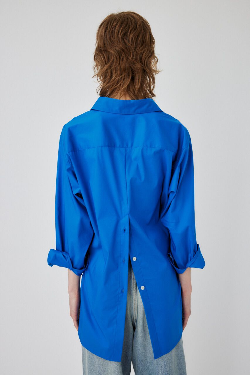 MOUSSY「COLOR BACK SLIT シャツ」|シャツ・ブラウス|