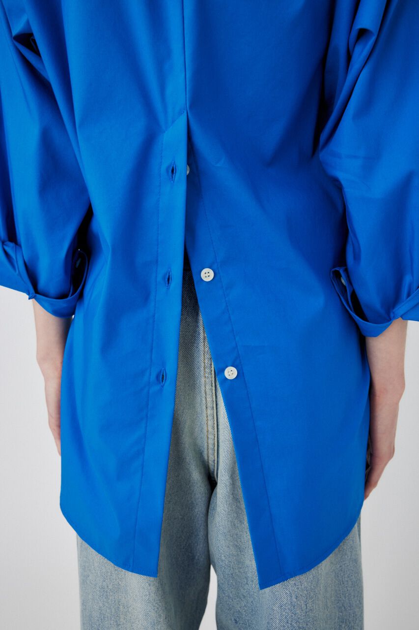 MOUSSY「COLOR BACK SLIT シャツ」|シャツ・ブラウス|