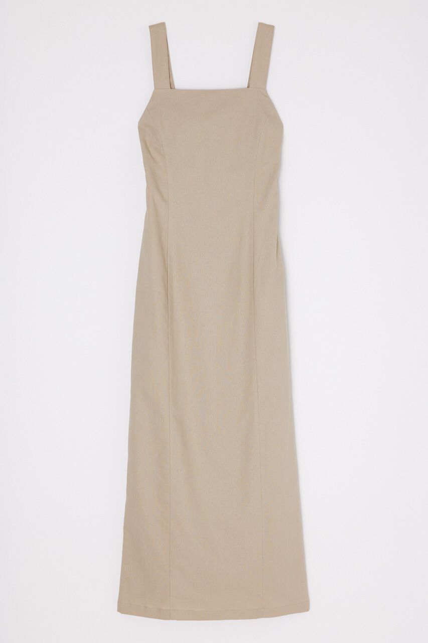 MOUSSY「LINEN COTTON MAXI キャミドレス」|ワンピース|