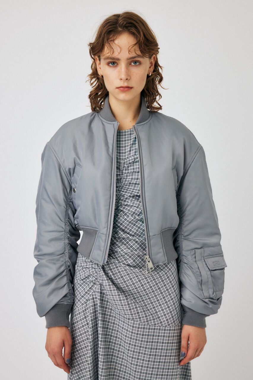 MOUSSY「VOLUME CROPPED MA-1」|ブルゾン・スタジャン|