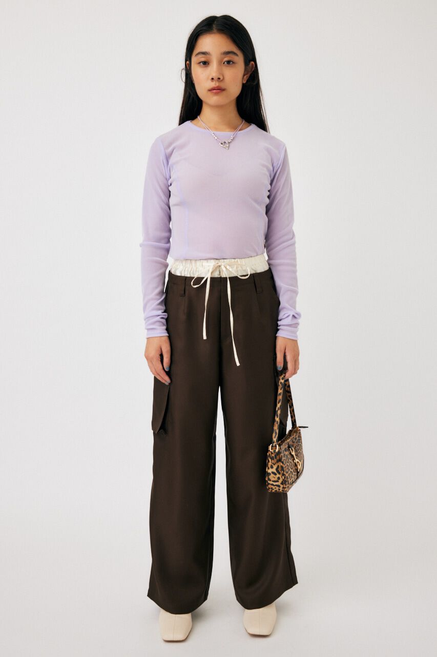 MOUSSY「W WAIST CARGO パンツ」|その他|D/BRN3