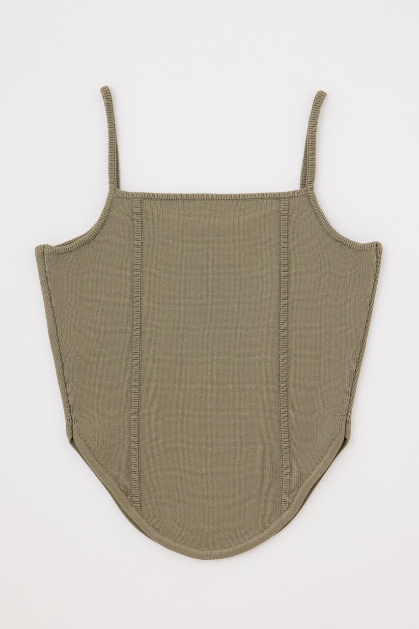 MOUSSY「CORSET KNIT キャミソール」|キャミソール|