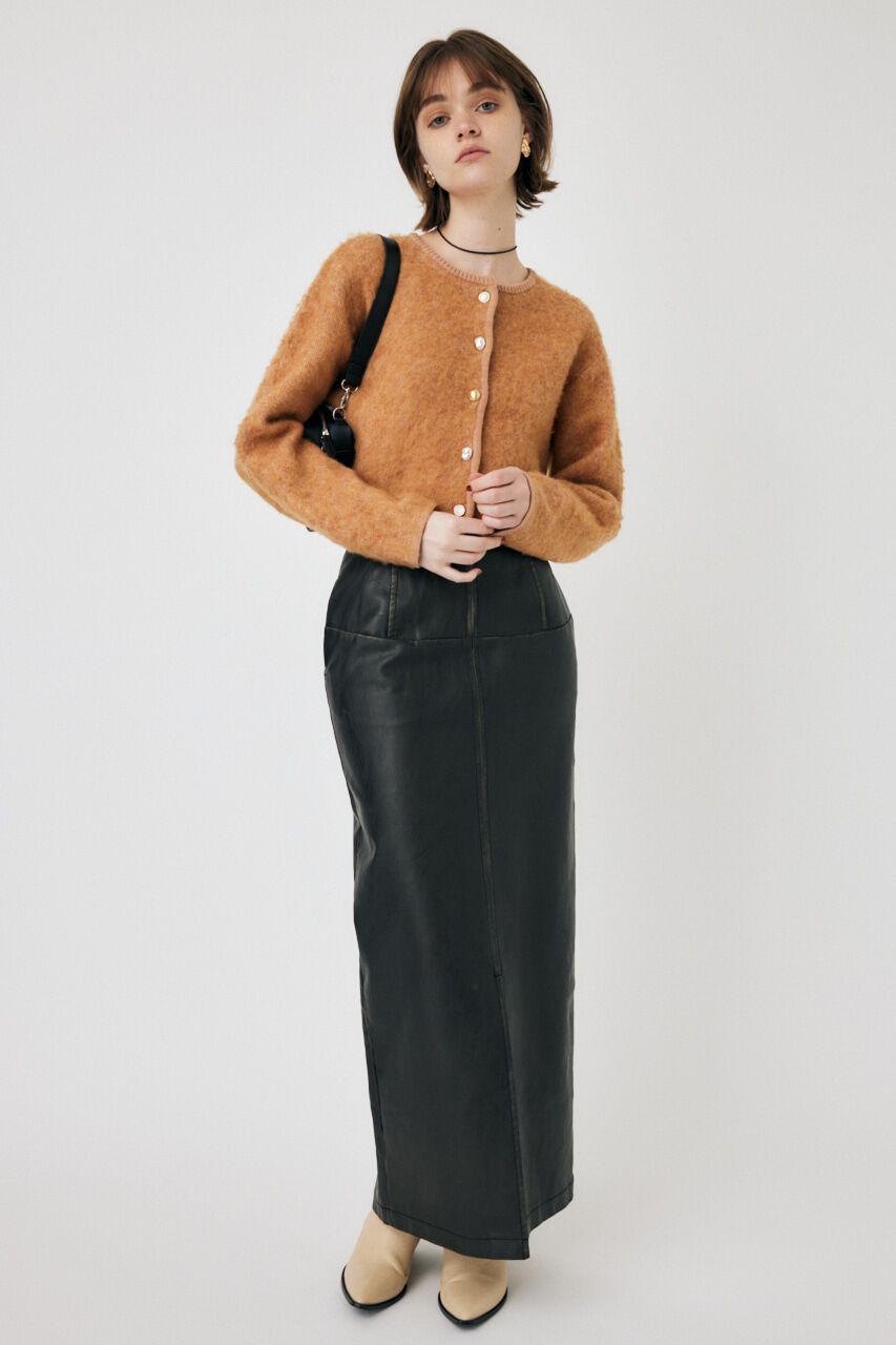 MOUSSY「ARGYLE SHAGGY カーディガン」|カーディガン|