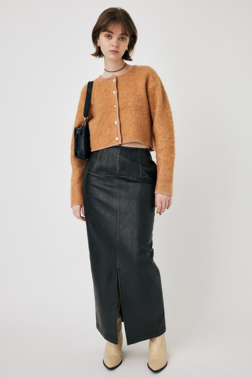 MOUSSY「ARGYLE SHAGGY カーディガン」|カーディガン|