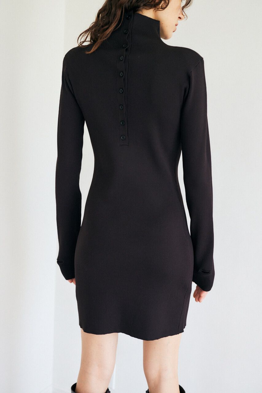 MOUSSY「ニット ミニ ドレス」|ワンピース|