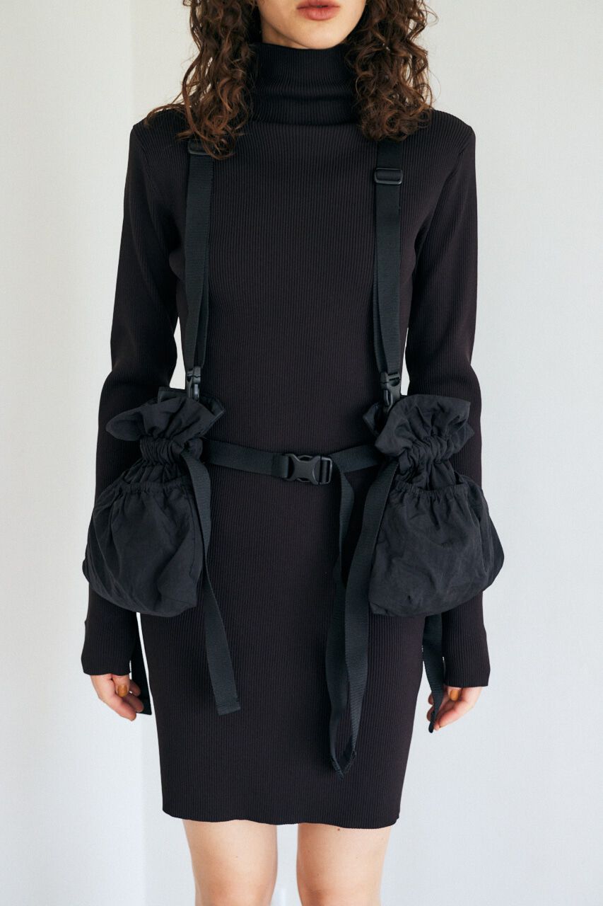 MOUSSY「ニット ミニ ドレス」|ワンピース|