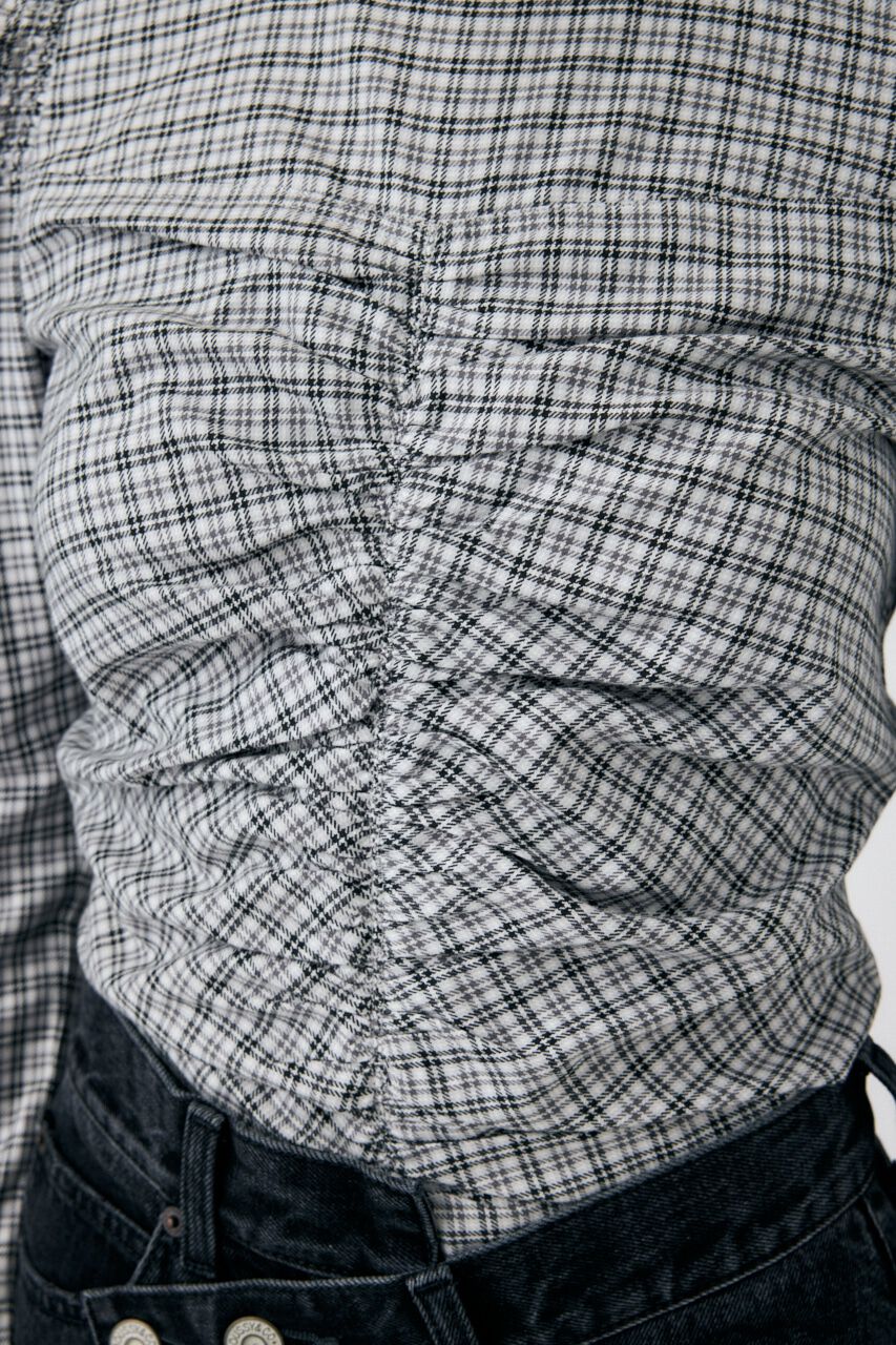 MOUSSY「PUFF SLEEVE GATHER ブラウス」|シャツ・ブラウス|