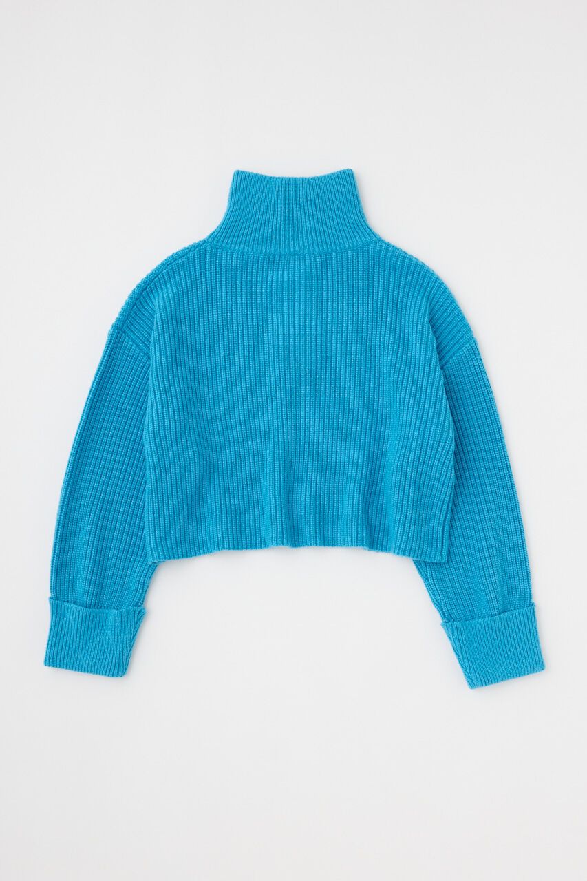 MOUSSY「BUTTON UP HI NECK KNIT トップス」|ニット・セーター|