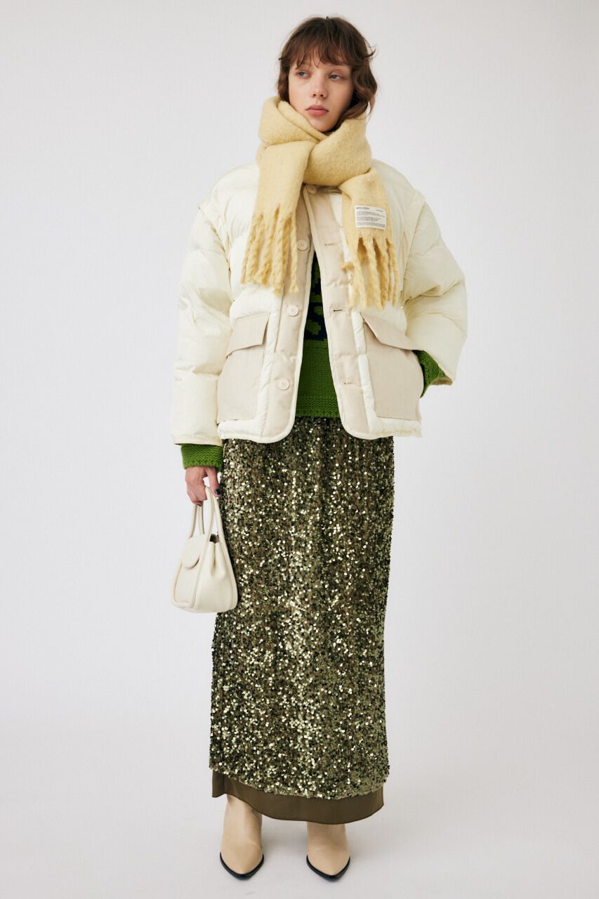 MOUSSY「MILITARY LAYERED PUFFER ジャケット」|その他|