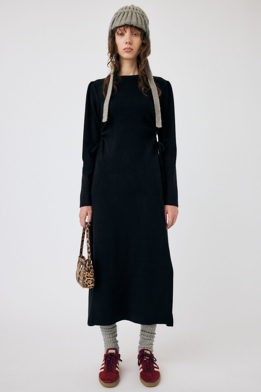 MOUSSY「WAIST RIBBON ロングドレス」|ワンピース|