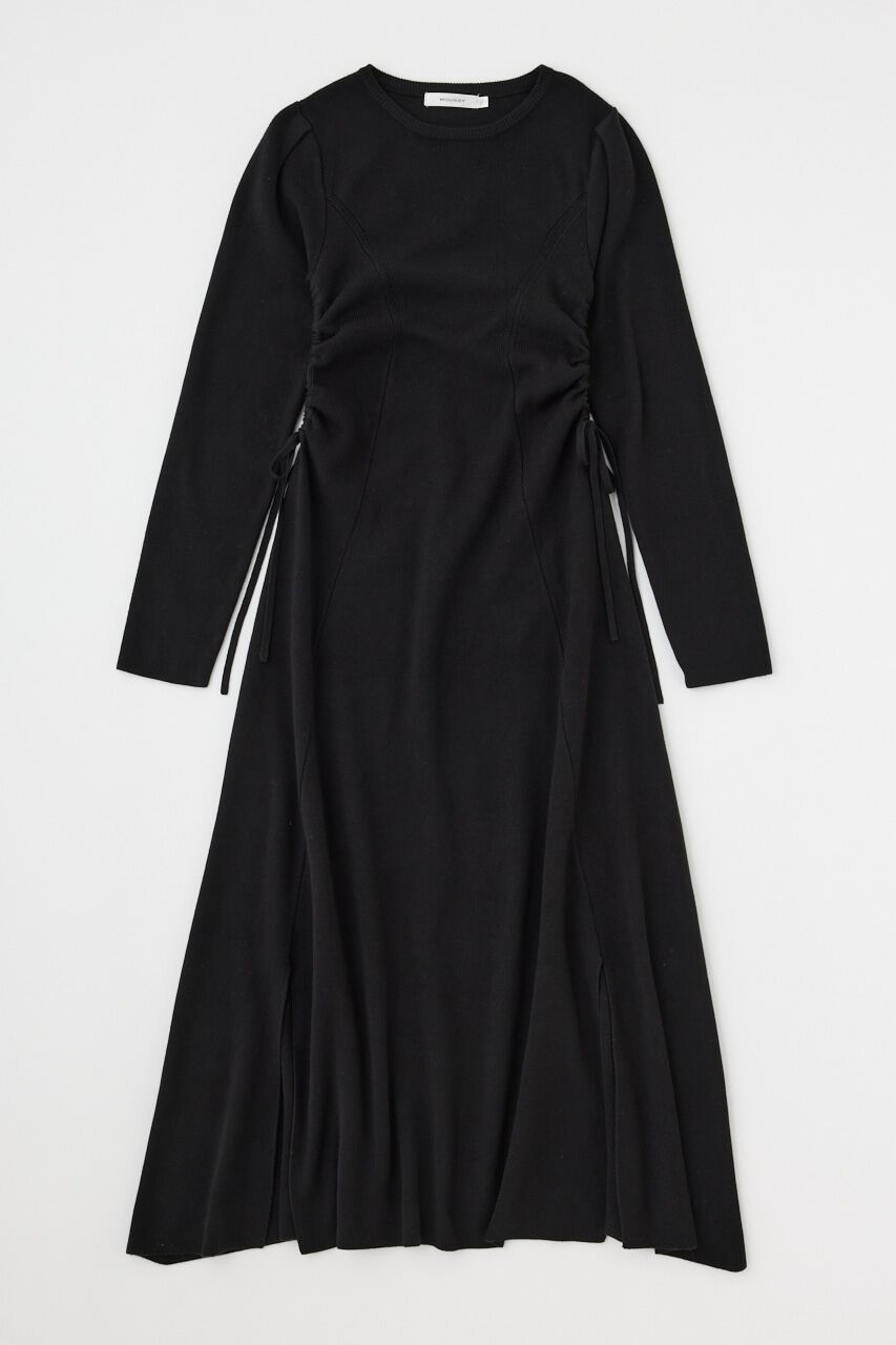 MOUSSY「WAIST RIBBON ロングドレス」|ワンピース|