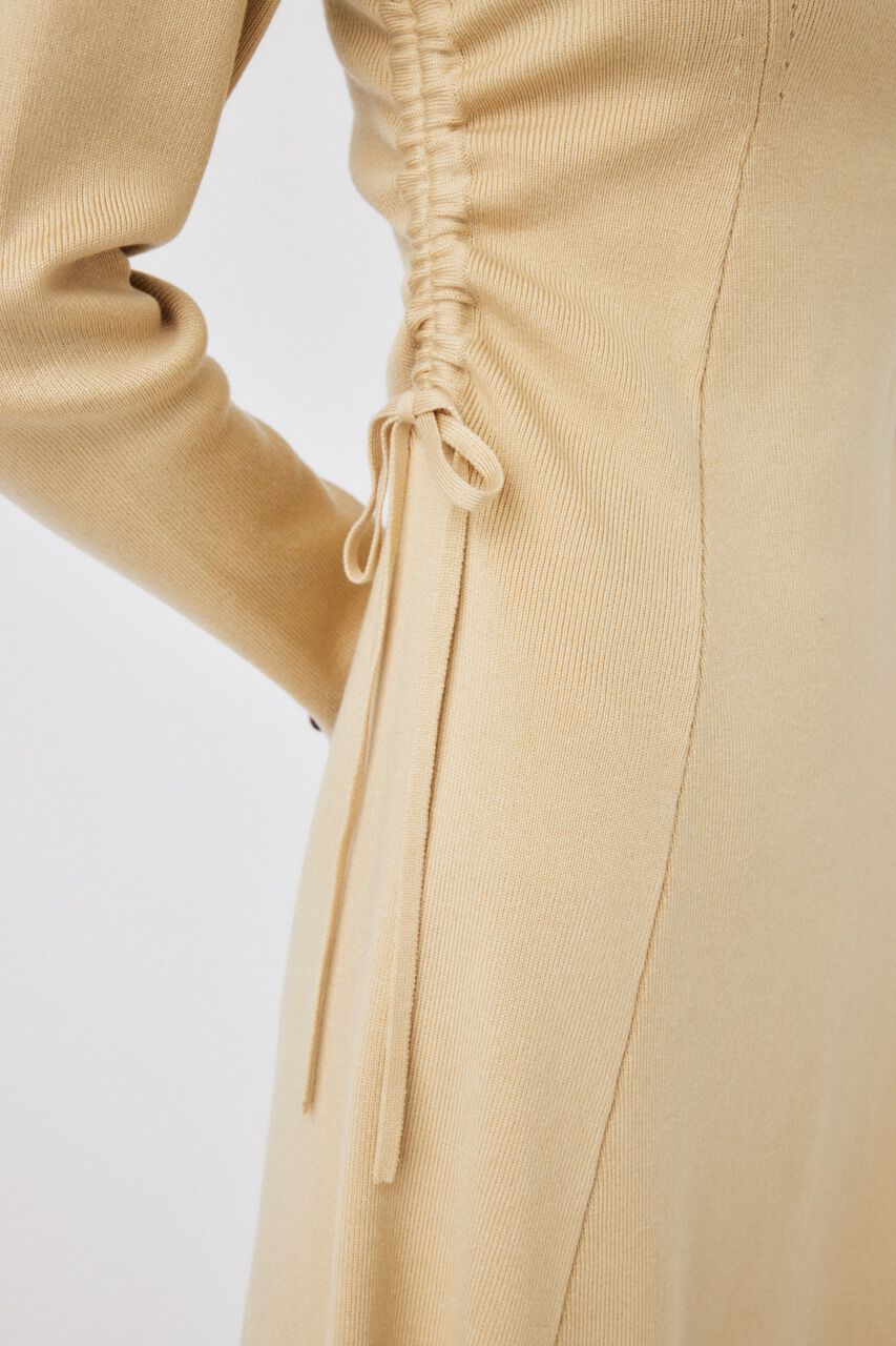 MOUSSY「WAIST RIBBON ロングドレス」|ワンピース|