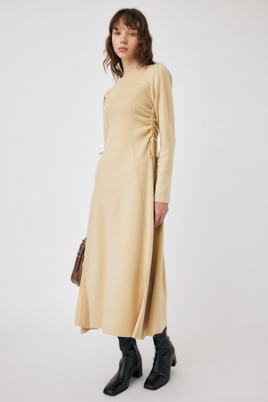 MOUSSY「WAIST RIBBON ロングドレス」|ワンピース|