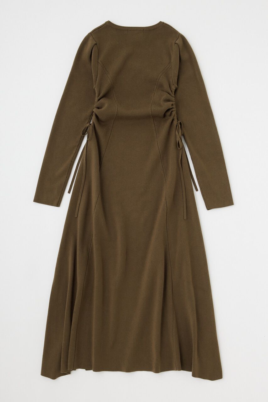 MOUSSY「WAIST RIBBON ロングドレス」|ワンピース|