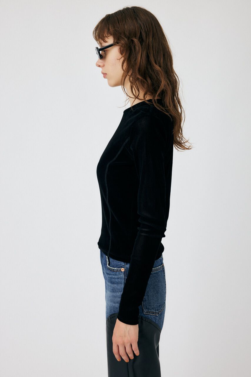 MOUSSY「FLOCKEY TULLE トップス」|Tシャツ・カットソー|