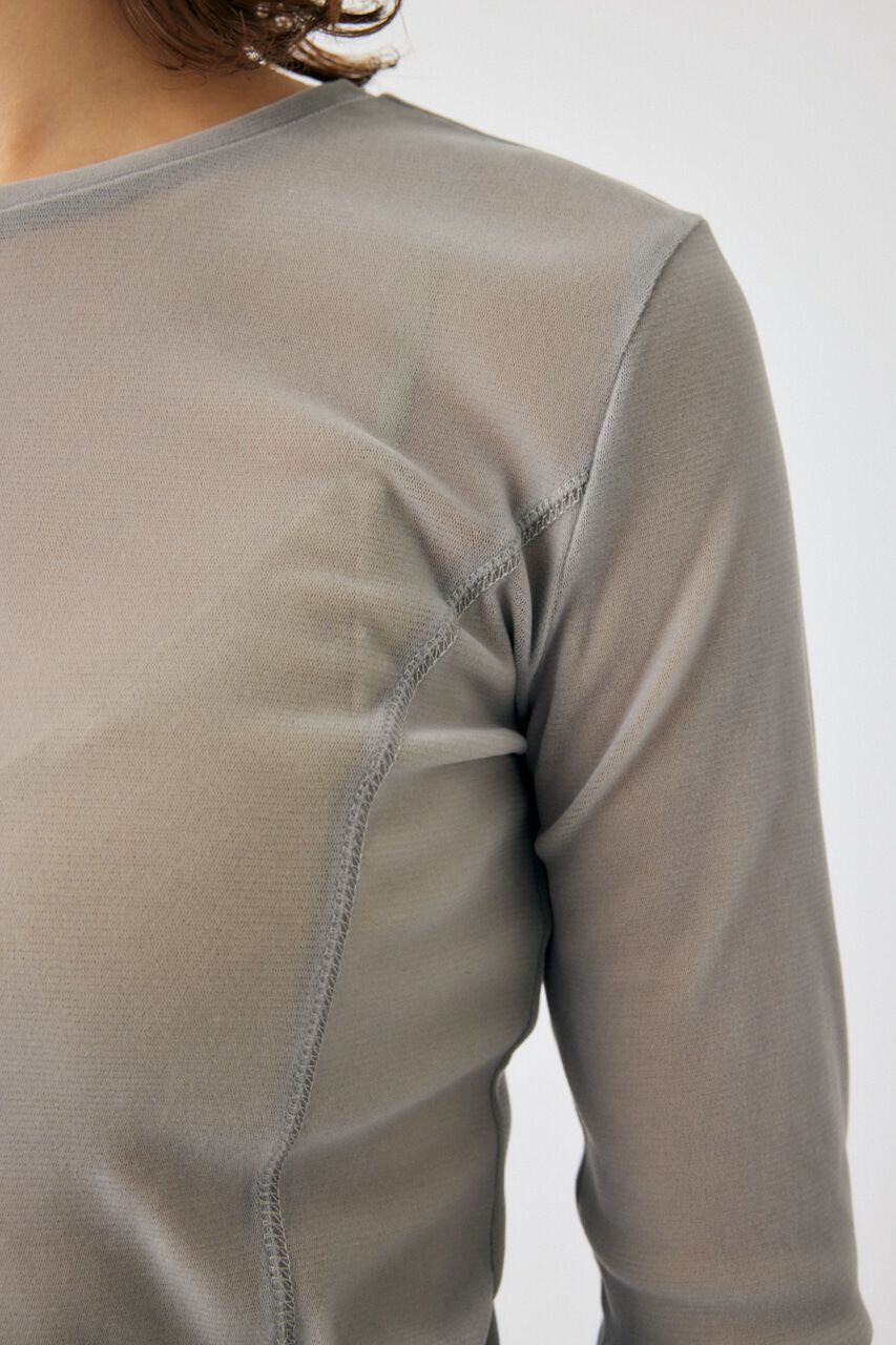 MOUSSY「FLOCKEY TULLE トップス」|Tシャツ・カットソー|