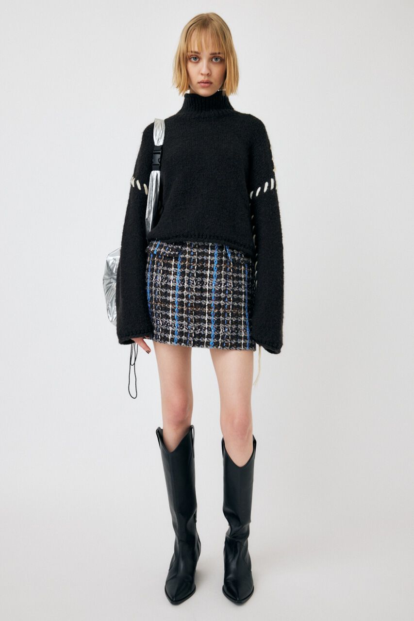 MOUSSY「NEP TWEED ミニスカート」|スカート|