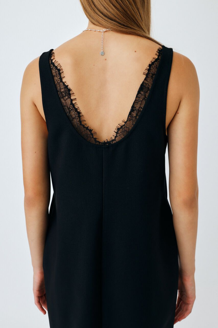 MOUSSY「LACE COMBI ドレス」|ワンピース|