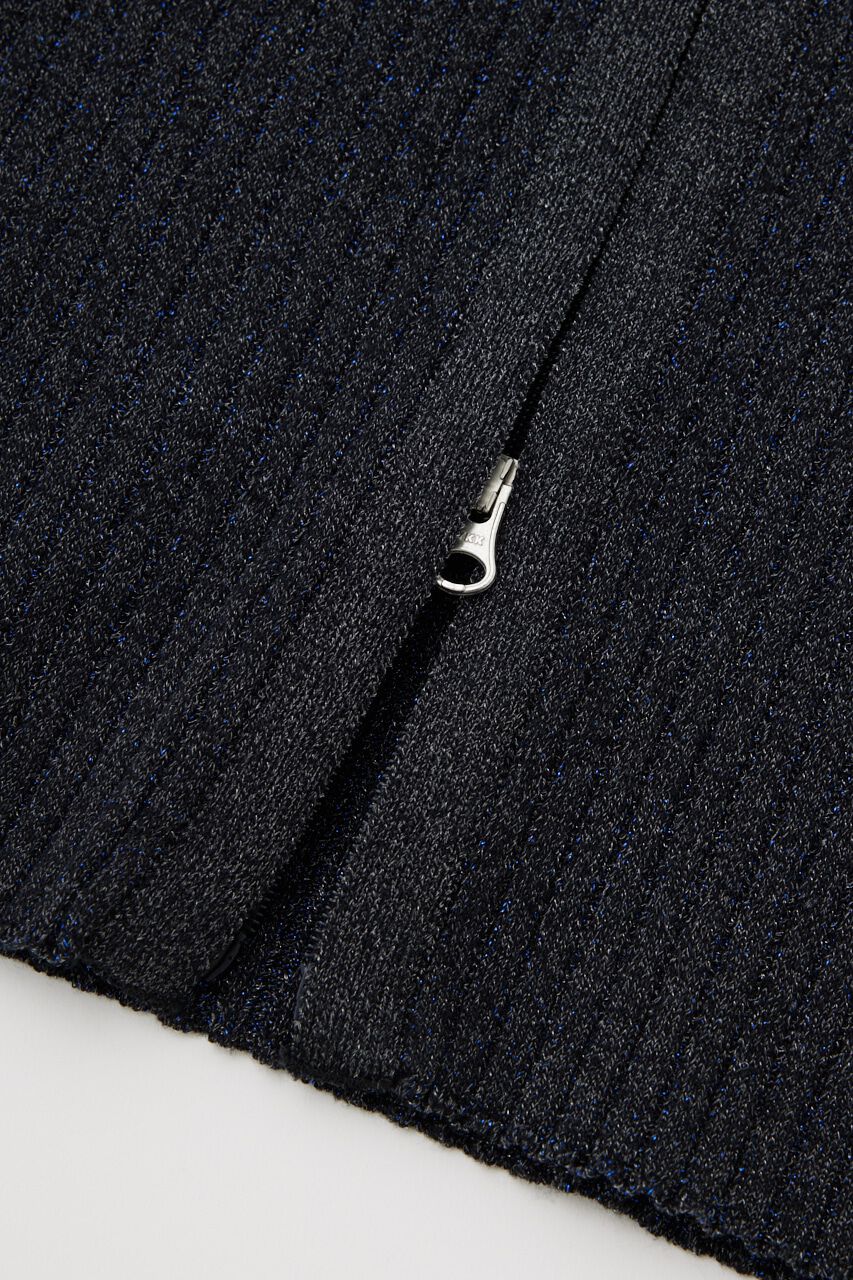 MOUSSY「ZIP UP KNIT シャツ」|ニット・セーター|