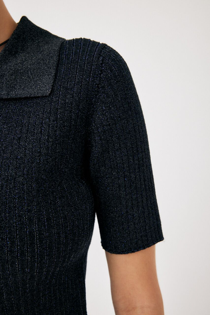 MOUSSY「ZIP UP KNIT シャツ」|ニット・セーター|