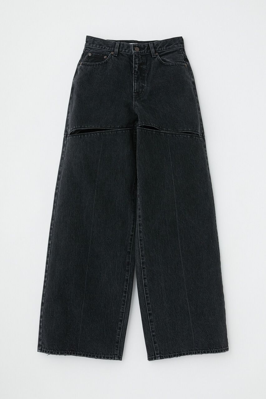 MOUSSY「HW NOTCH STRAIGHT」|デニム|