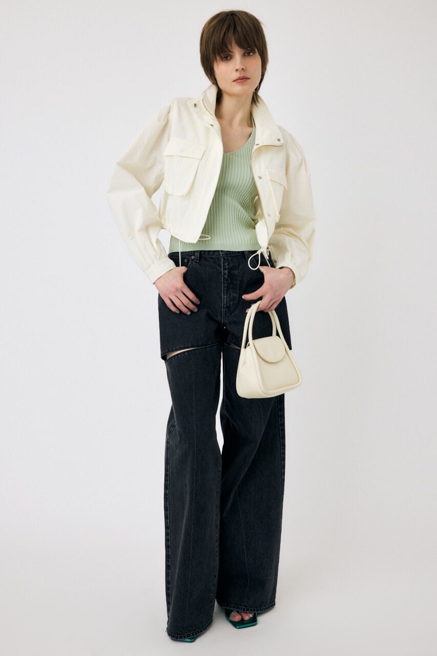 MOUSSY「HW NOTCH STRAIGHT」|デニム|