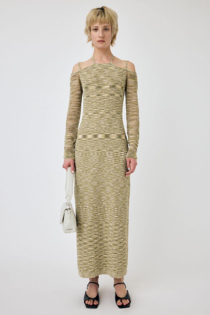 MOUSSY「MULTI COLOR ニットドレス」|ワンピース|