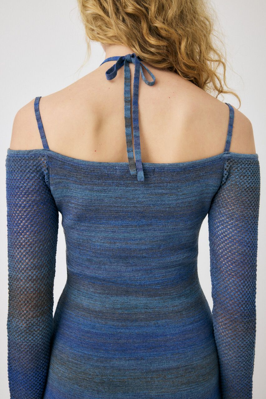 MOUSSY「MULTI COLOR ニットドレス」|ワンピース|