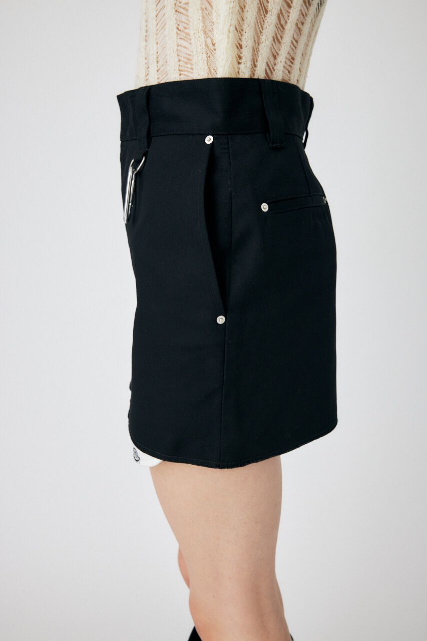 MOUSSY「DICKIES（R）CUT OFF ミニスカート」|スカート|