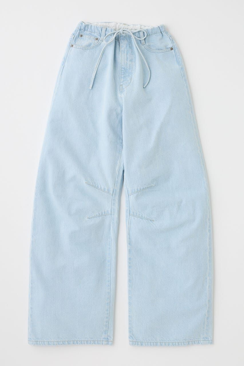 MOUSSY「EASY WAIST LIGHT ストレートデニム」|デニム|
