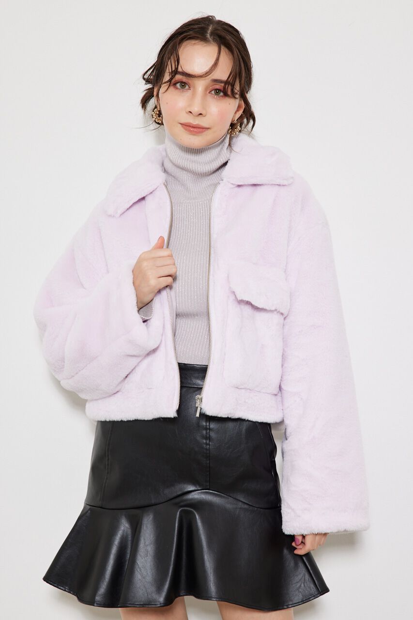 rienda「SoftyフェイクファーブルゾンCT」|その他|