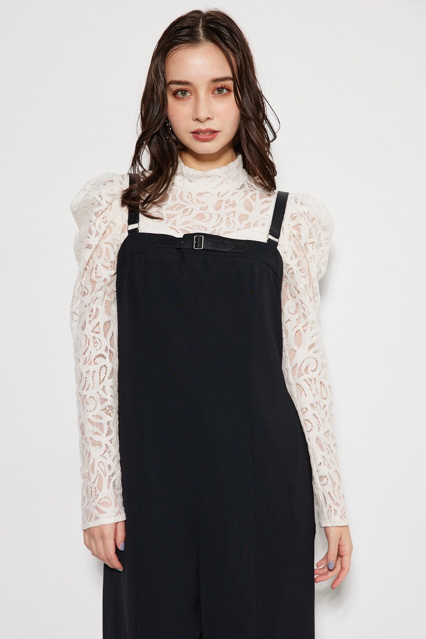 rienda「BELTデザインロンパース」|ワンピース|