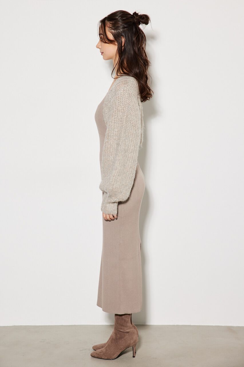 rienda「2WAY RRボレロタイトKnit OP」|ワンピース|