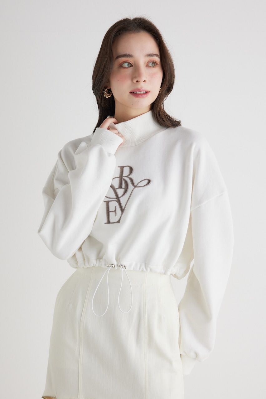 rienda「バルーンヘムロゴスウェットTOP」|Tシャツ・カットソー|