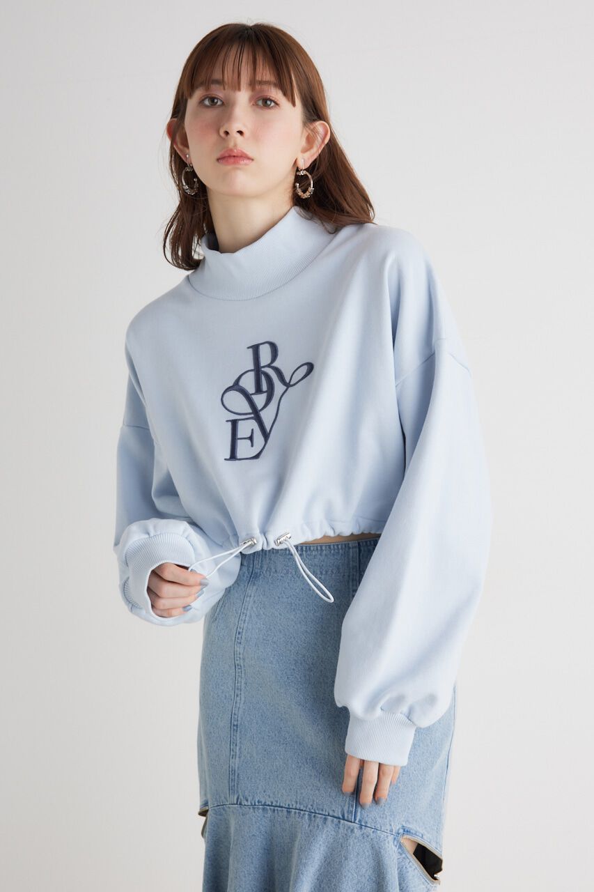 rienda「バルーンヘムロゴスウェットTOP」|Tシャツ・カットソー|