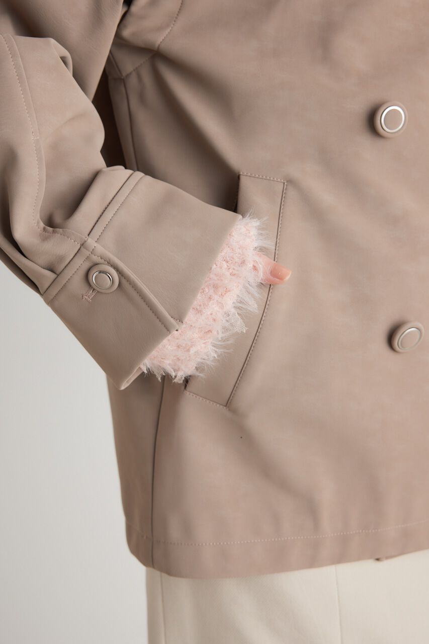 rienda「フェイクレザーオーバー JK」|その他|