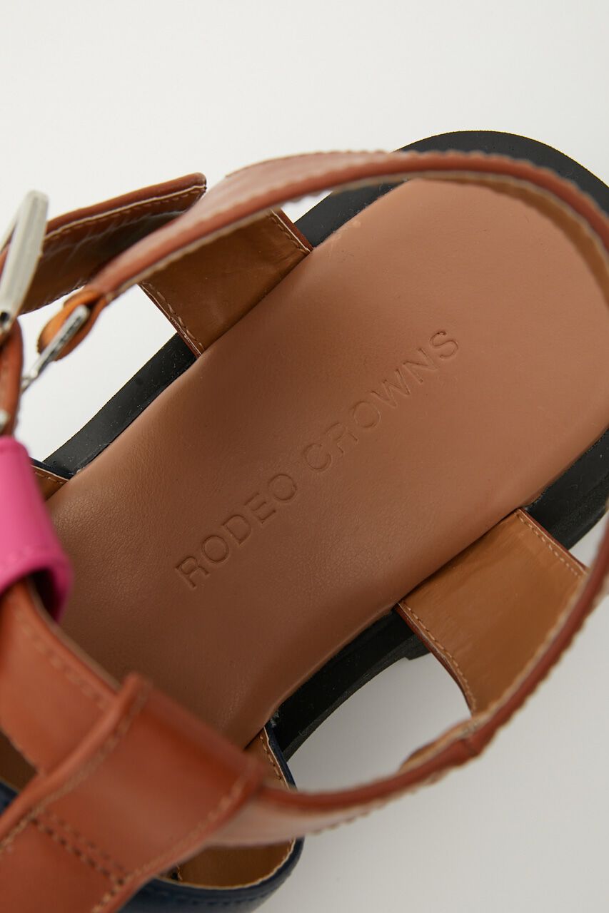 RODEO CROWNS「BICOLOR グルカサンダル」|サンダル|