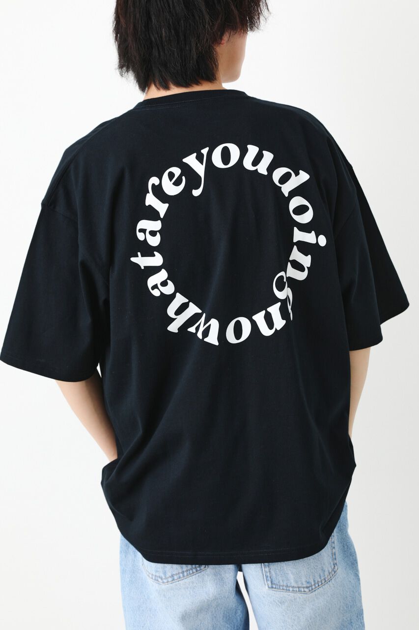 RODEO CROWNS「サークルメッセージTシャツ」|Tシャツ・カットソー|BLK