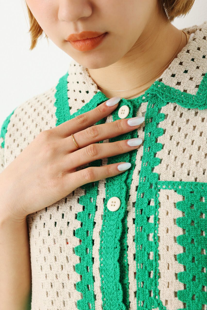 RODEO CROWNS「クロシェカーディガン」|カーディガン|