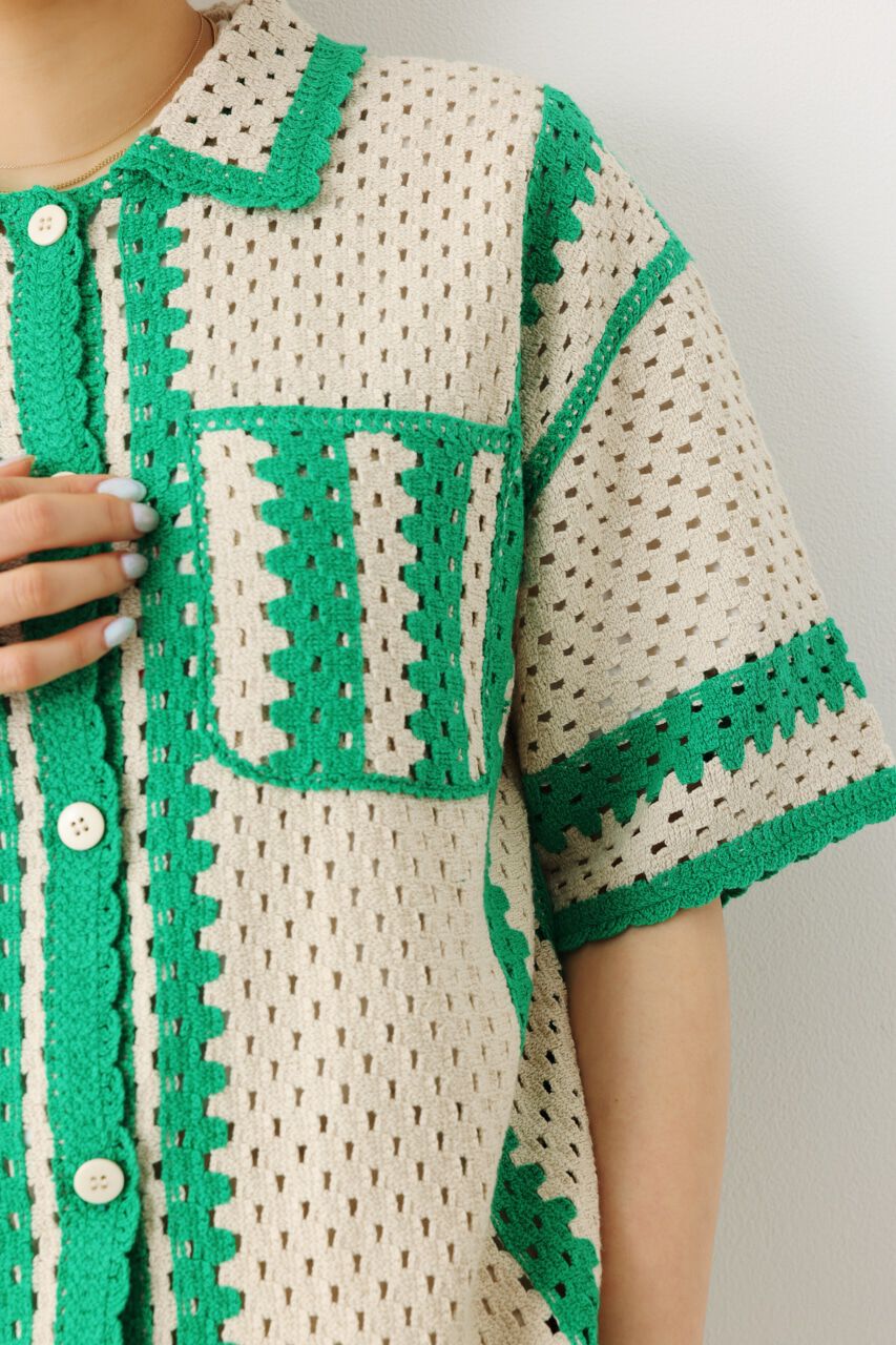 RODEO CROWNS「クロシェカーディガン」|カーディガン|