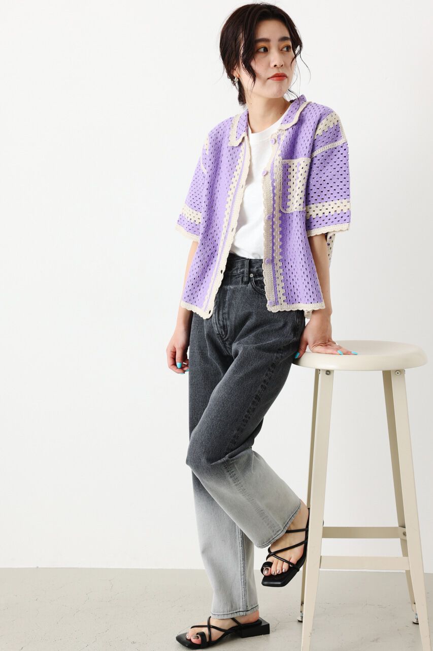 RODEO CROWNS「クロシェカーディガン」|カーディガン|