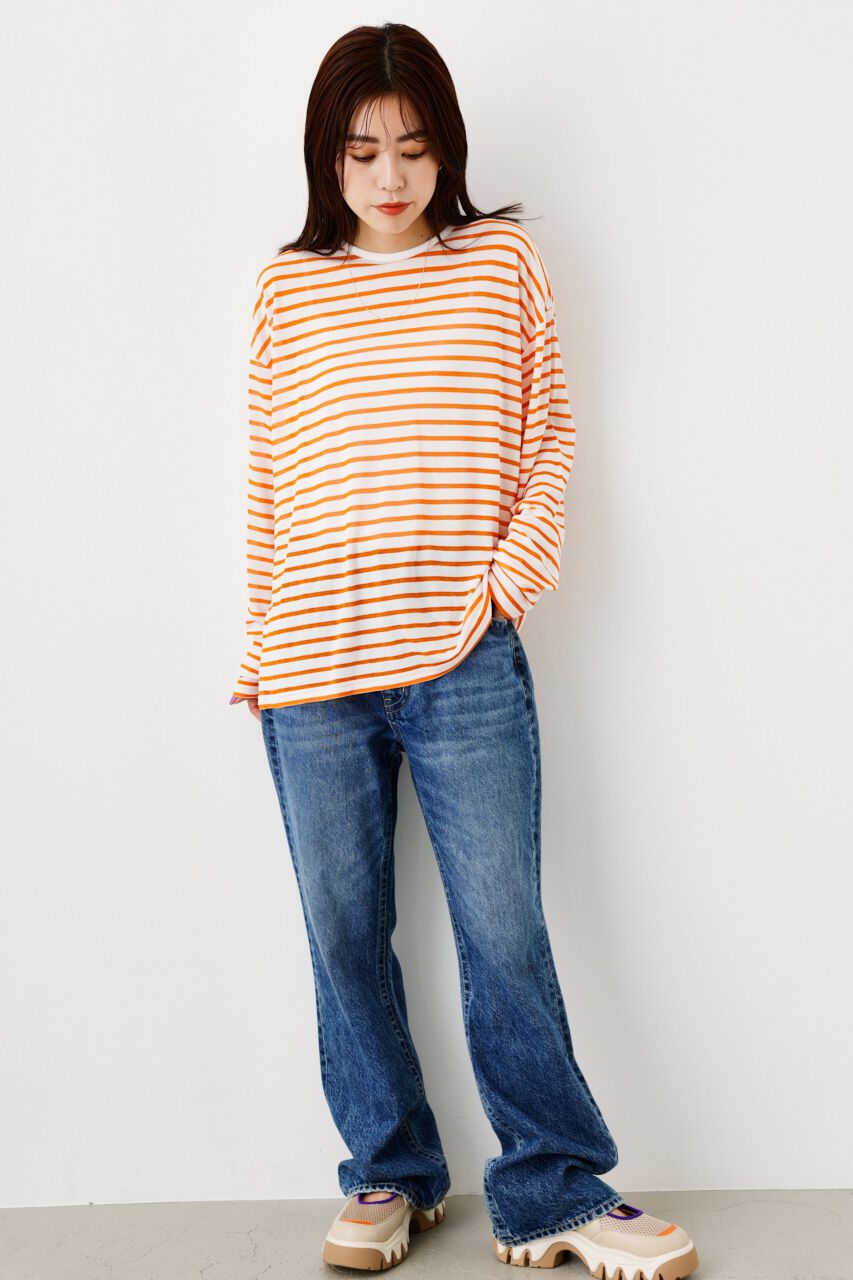 RODEO CROWNS「シアーボーダートップス」|Tシャツ・カットソー|